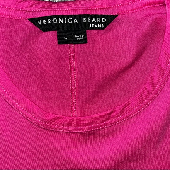 NEW Tazi Drawstring T-Shirt VERONICA BEARD in PINK size M - Picture 7 of 10